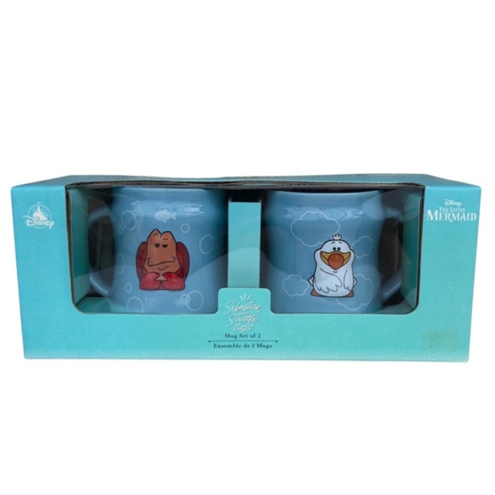 Disney The Little Mermaid Sebastian and Scuttle Mug Set